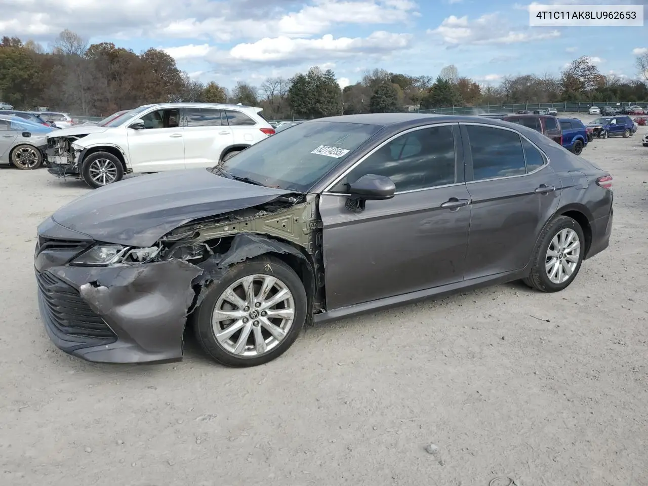 4T1C11AK8LU962653 2020 Toyota Camry Le