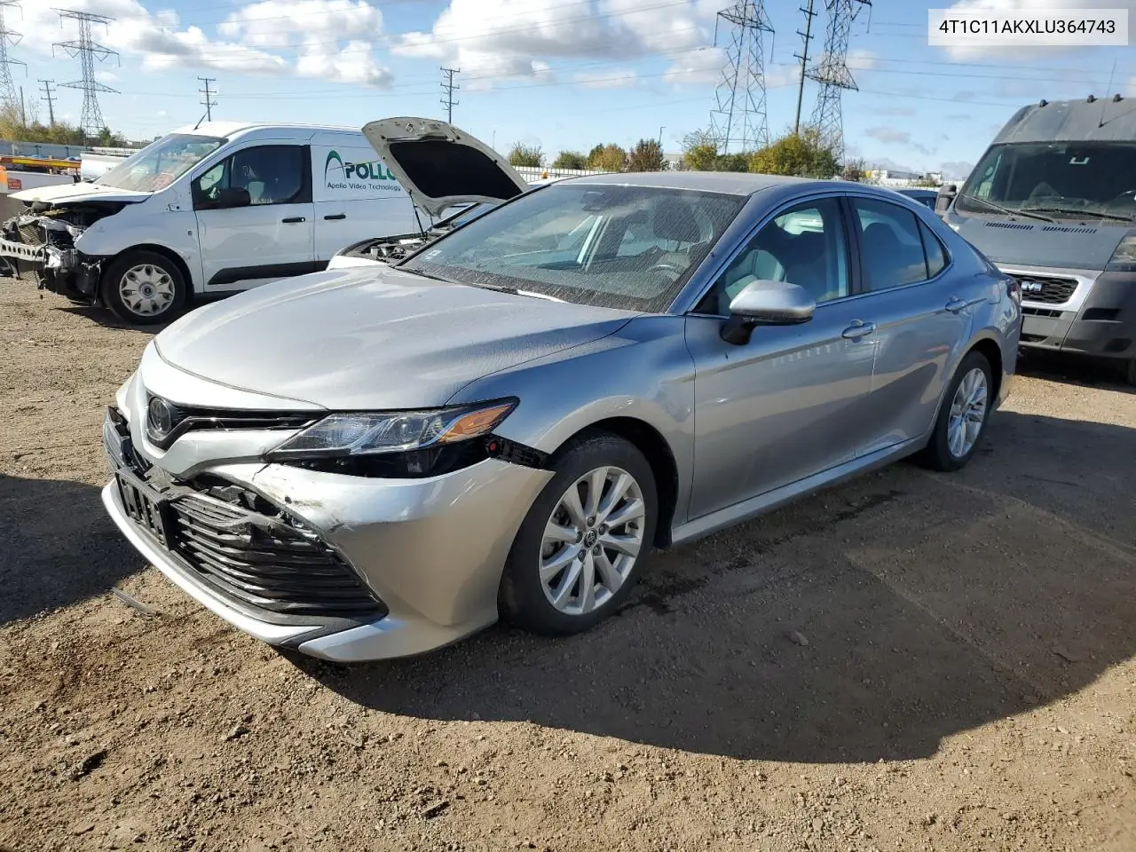 4T1C11AKXLU364743 2020 Toyota Camry Le