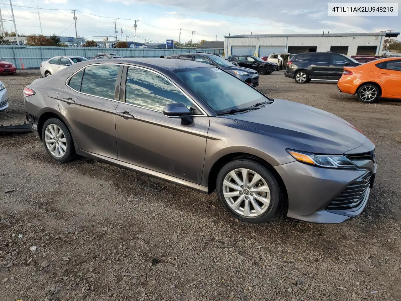 4T1L11AK2LU948215 2020 Toyota Camry Le