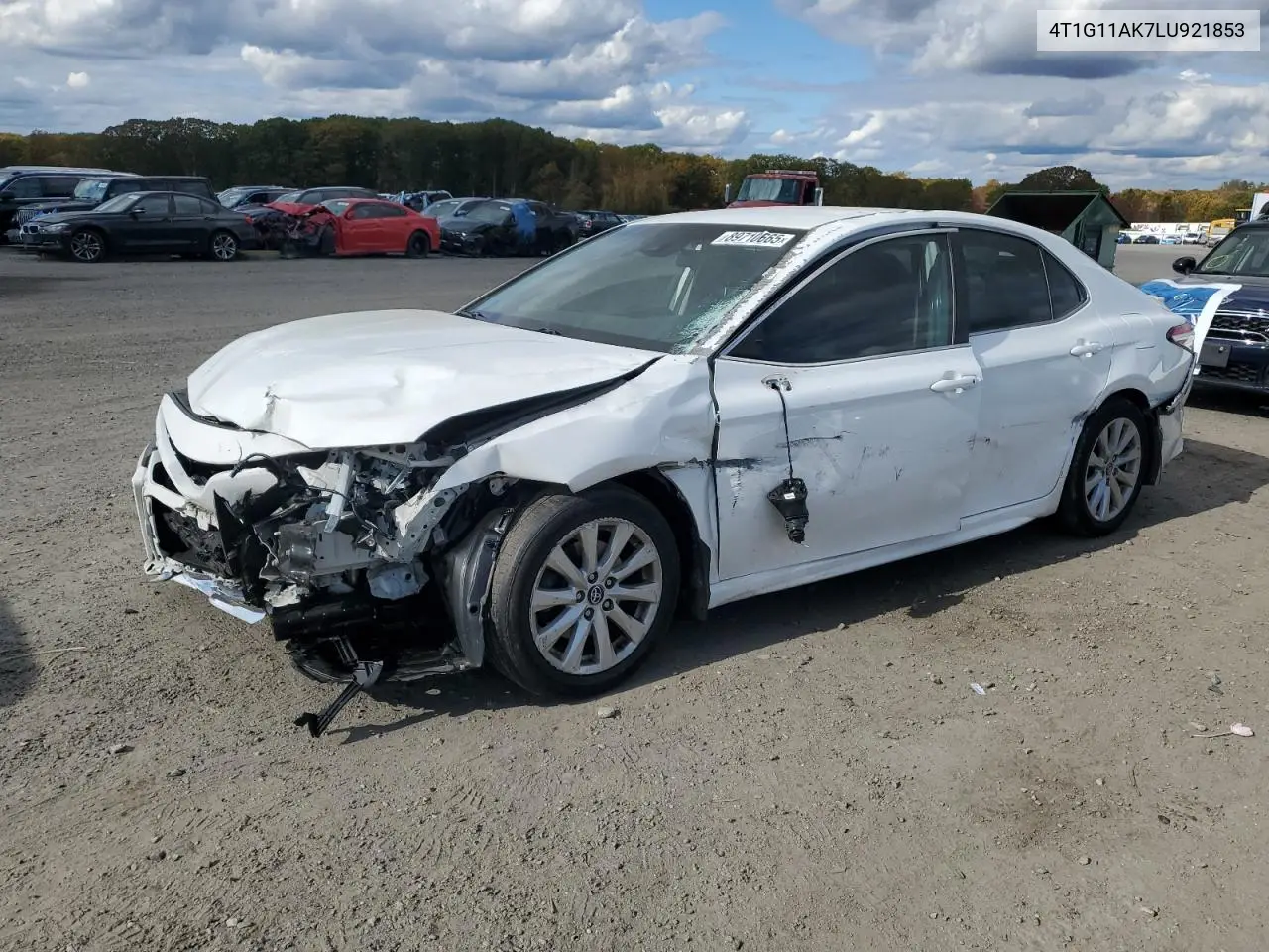 4T1G11AK7LU921853 2020 Toyota Camry Se
