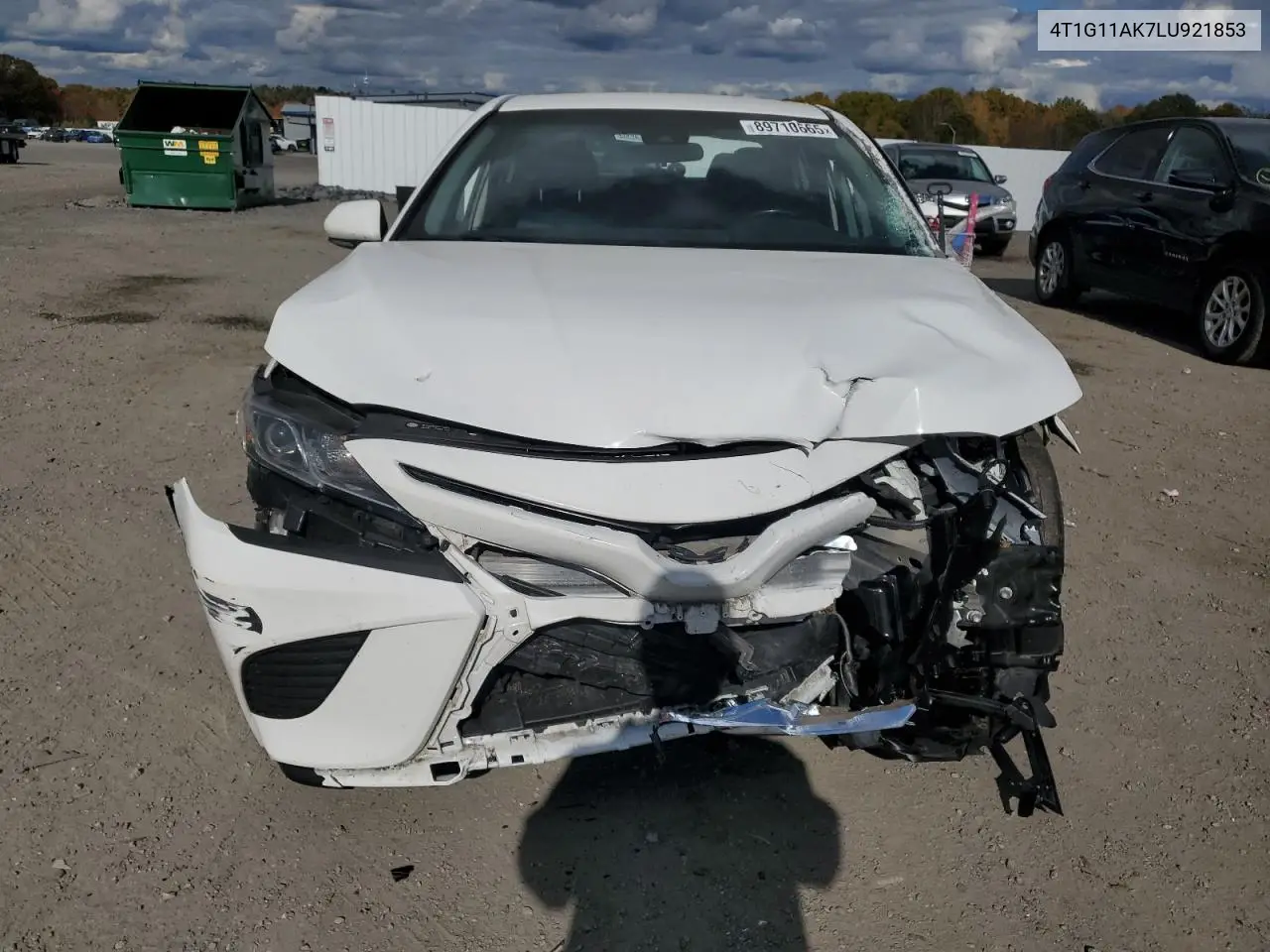 4T1G11AK7LU921853 2020 Toyota Camry Se