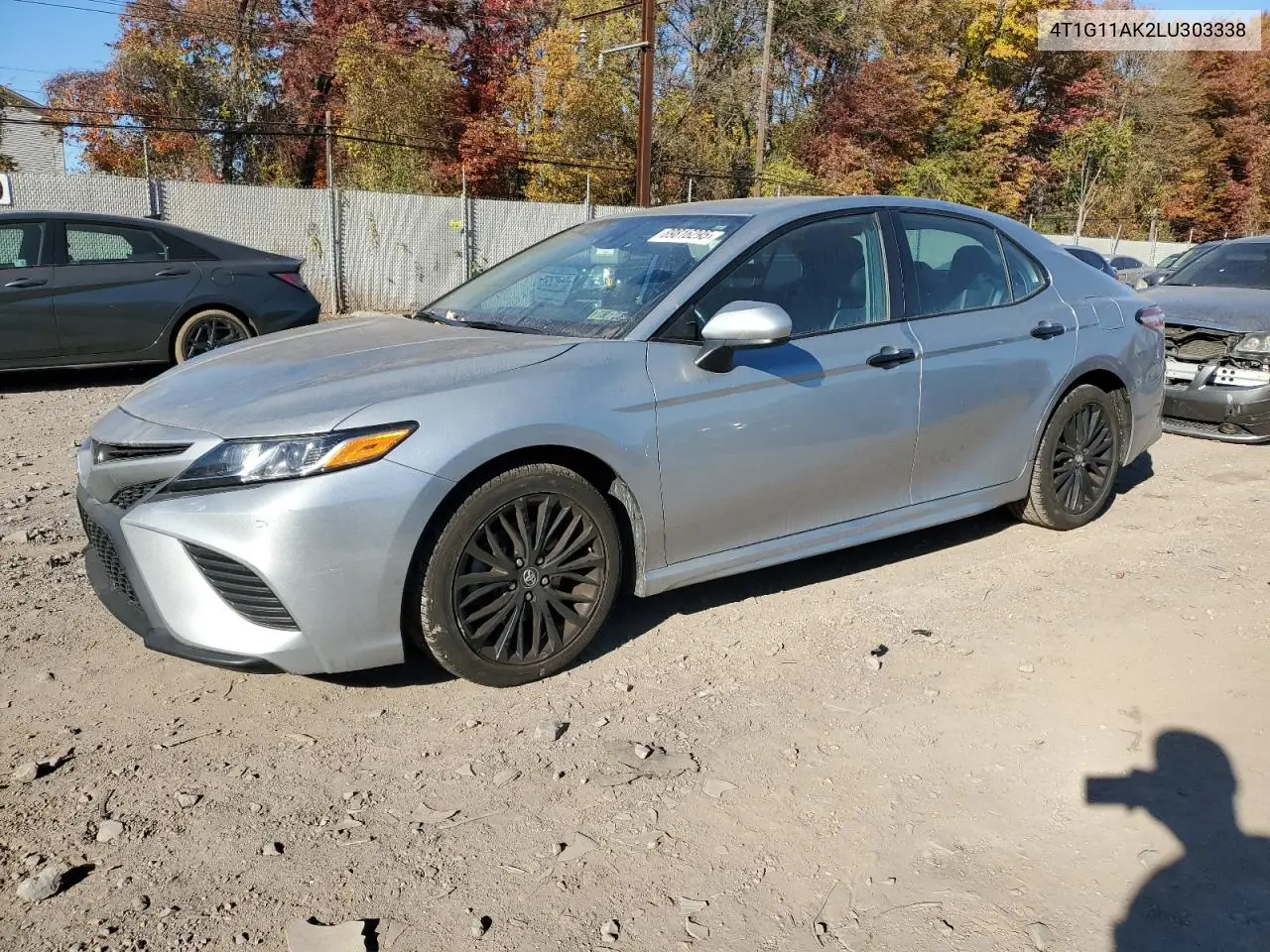 4T1G11AK2LU303338 2020 Toyota Camry Se