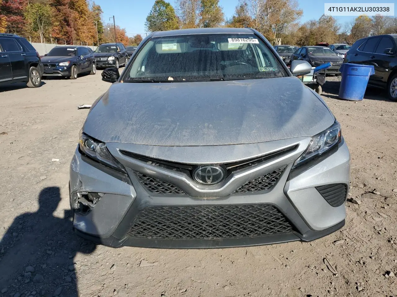 4T1G11AK2LU303338 2020 Toyota Camry Se