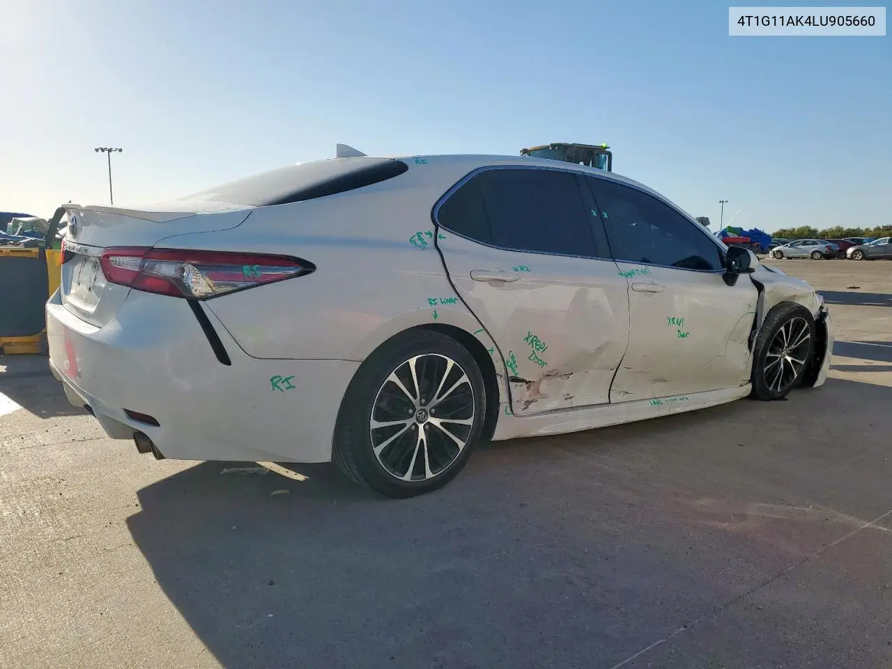4T1G11AK4LU905660 2020 Toyota Camry Se