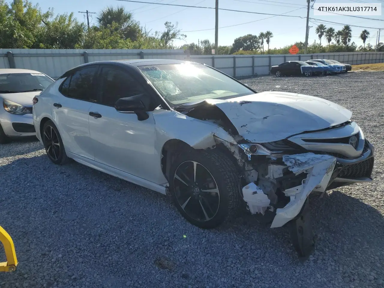 4T1K61AK3LU317714 2020 Toyota Camry Xse