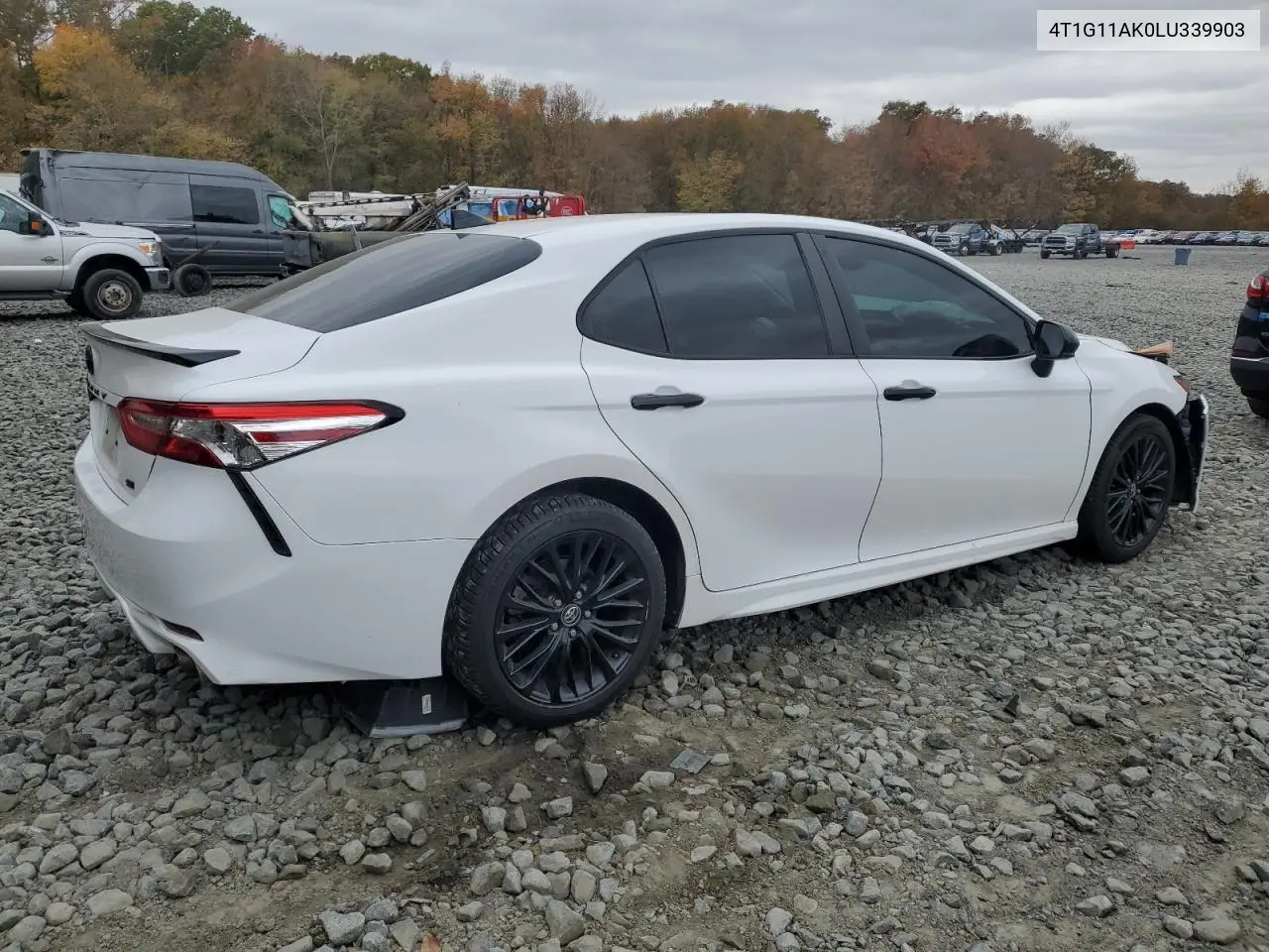4T1G11AK0LU339903 2020 Toyota Camry Se