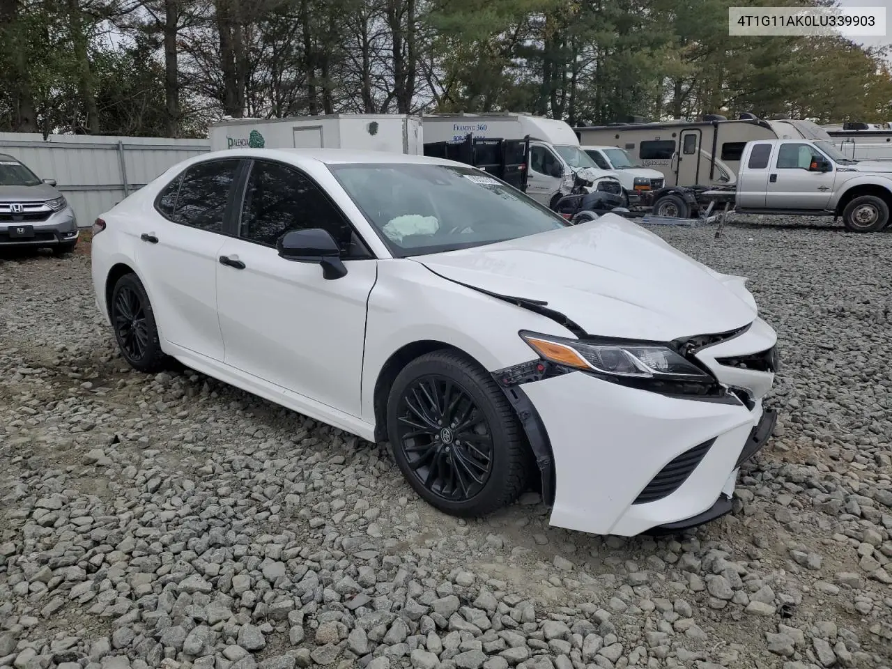 4T1G11AK0LU339903 2020 Toyota Camry Se