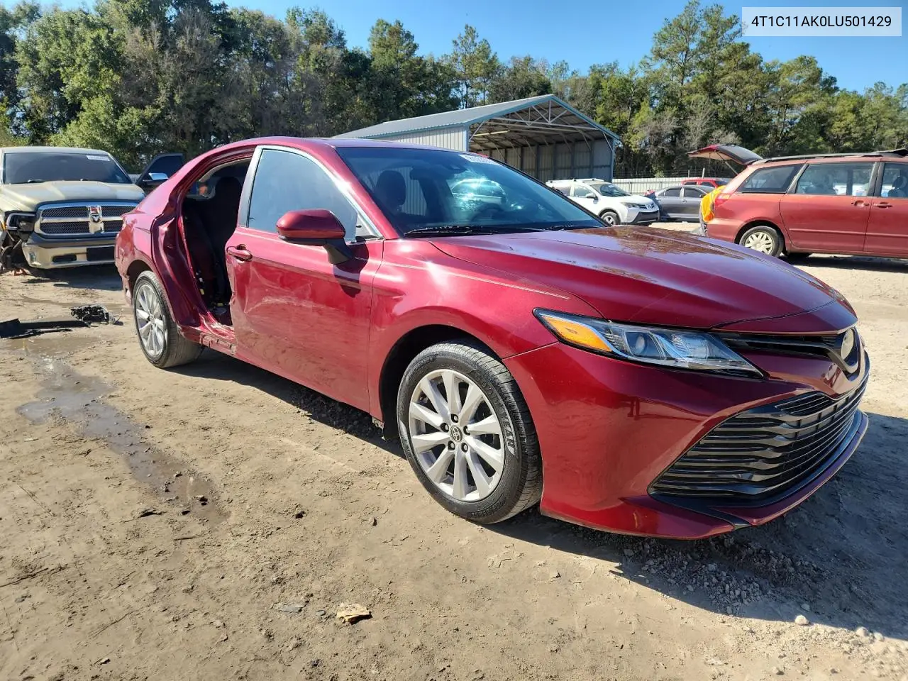 4T1C11AK0LU501429 2020 Toyota Camry Le