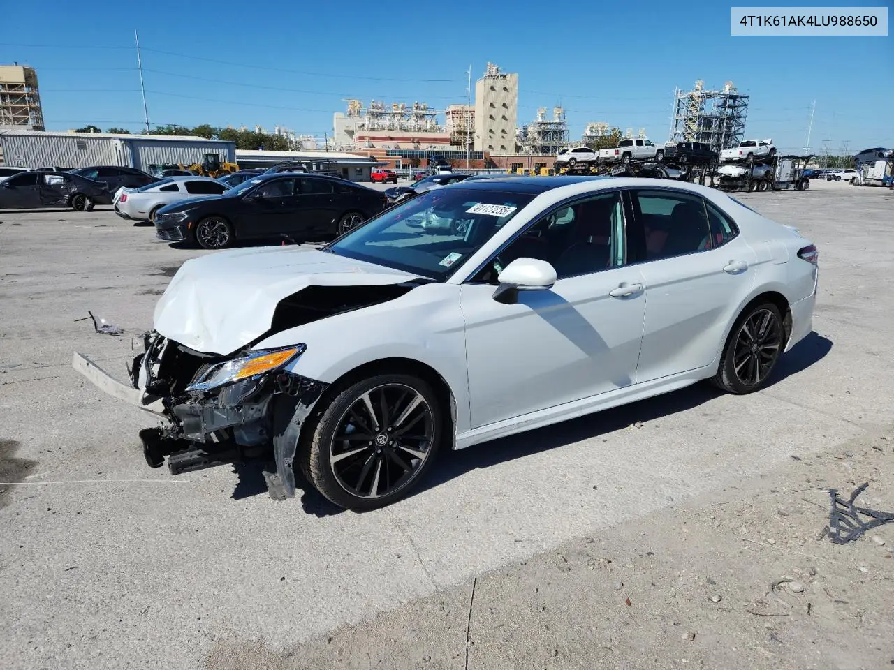 4T1K61AK4LU988650 2020 Toyota Camry Xse