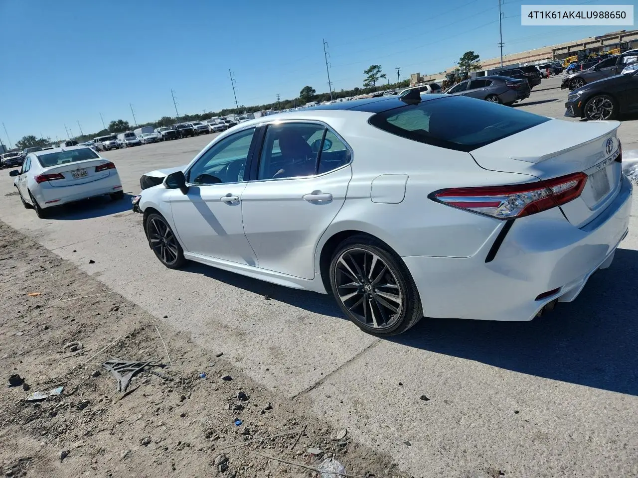 4T1K61AK4LU988650 2020 Toyota Camry Xse