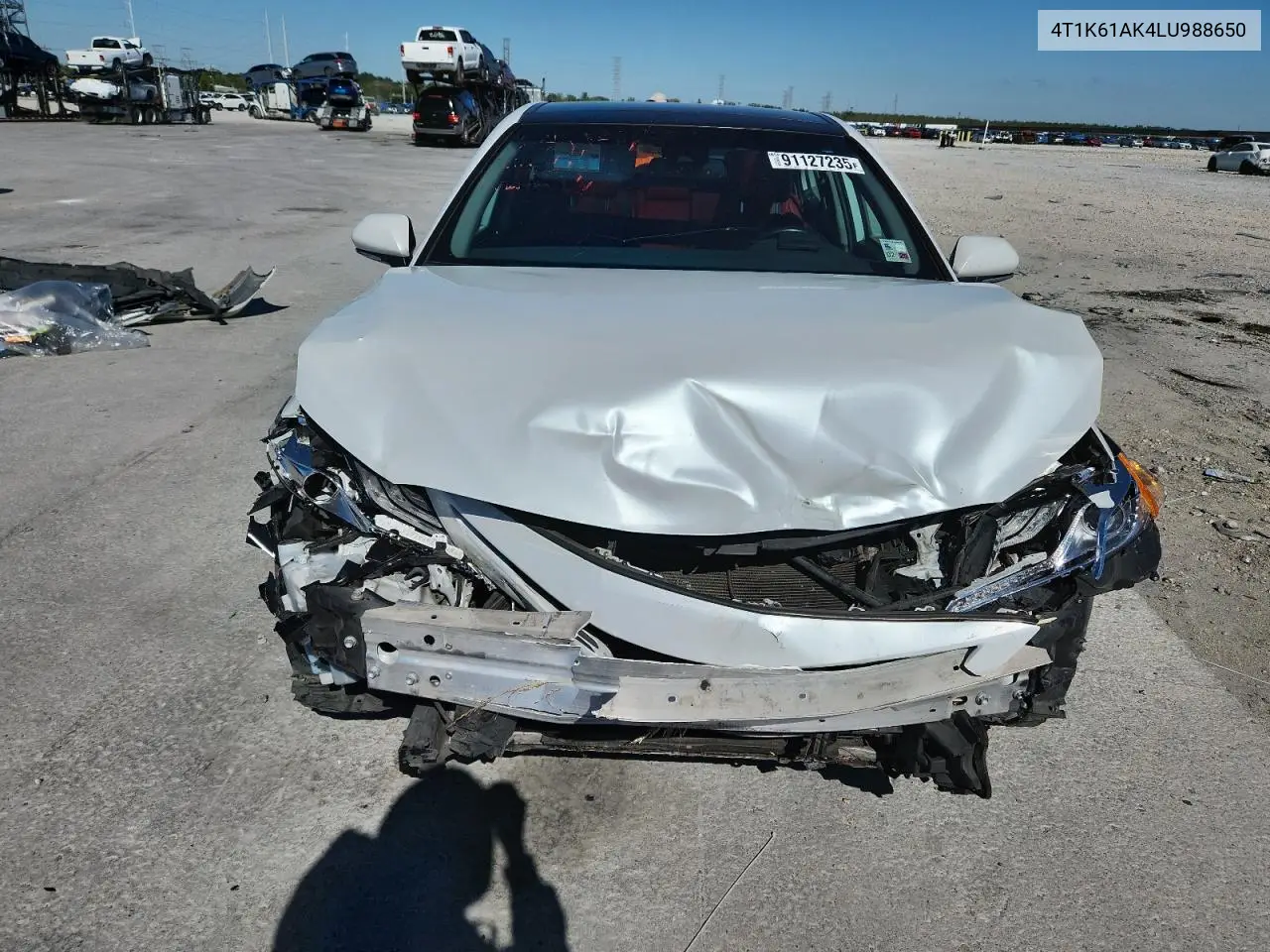 4T1K61AK4LU988650 2020 Toyota Camry Xse