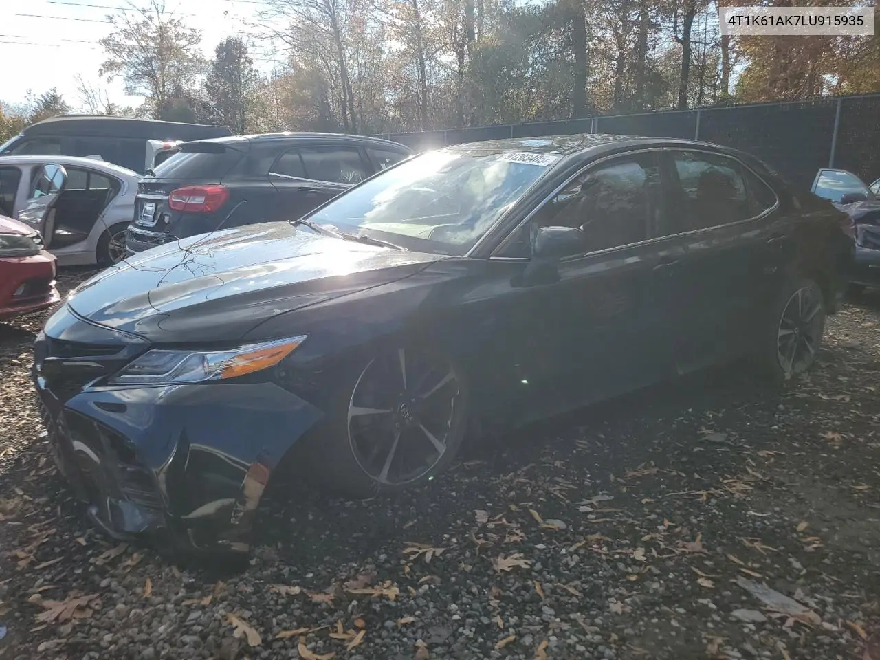 4T1K61AK7LU915935 2020 Toyota Camry Xse