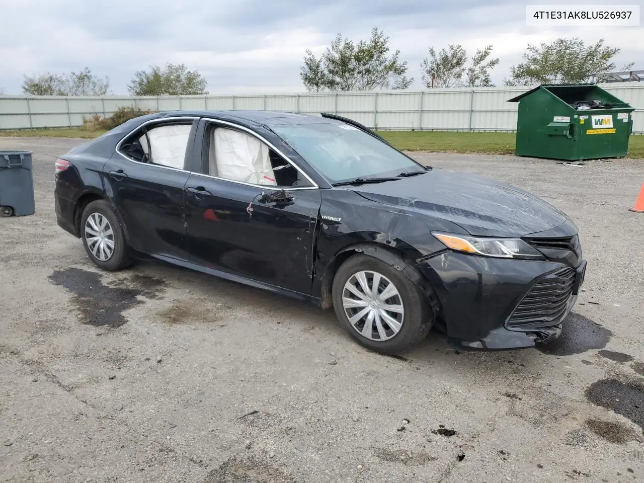4T1E31AK8LU526937 2020 Toyota Camry Le