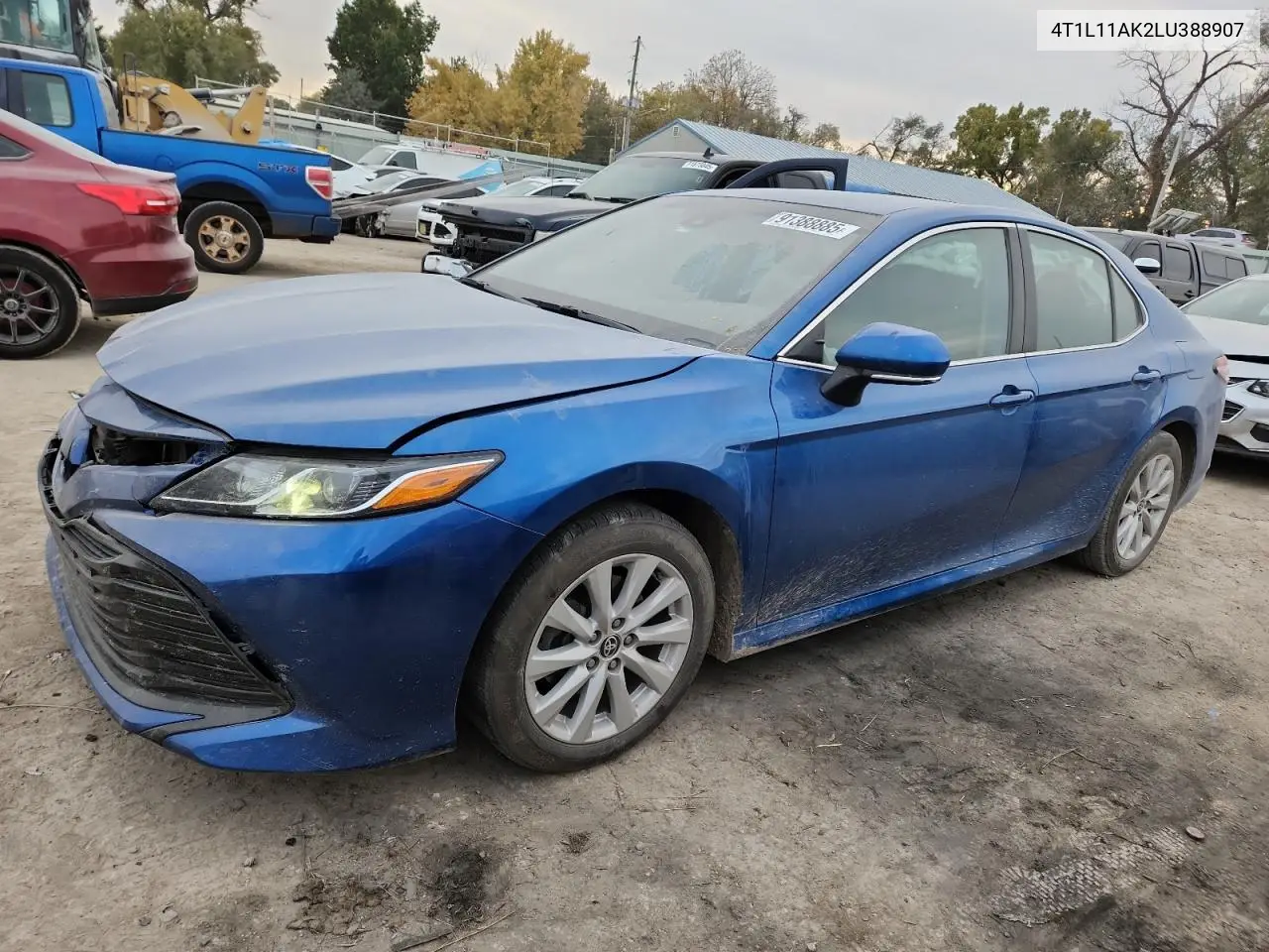 4T1L11AK2LU388907 2020 Toyota Camry Le