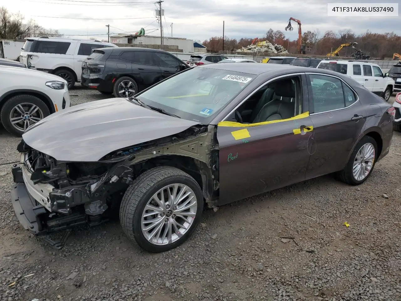 4T1F31AK8LU537490 2020 Toyota Camry Xle