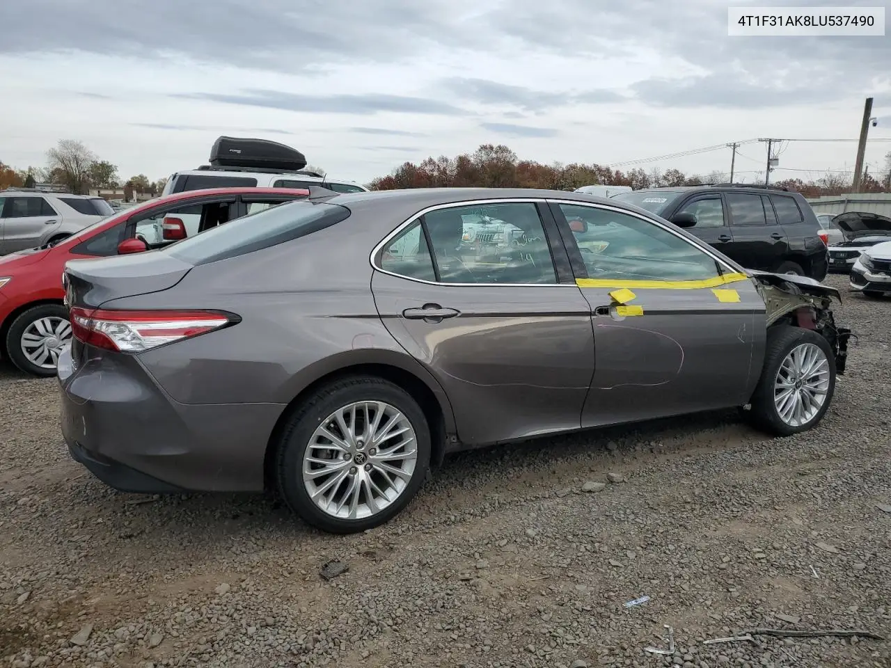 4T1F31AK8LU537490 2020 Toyota Camry Xle