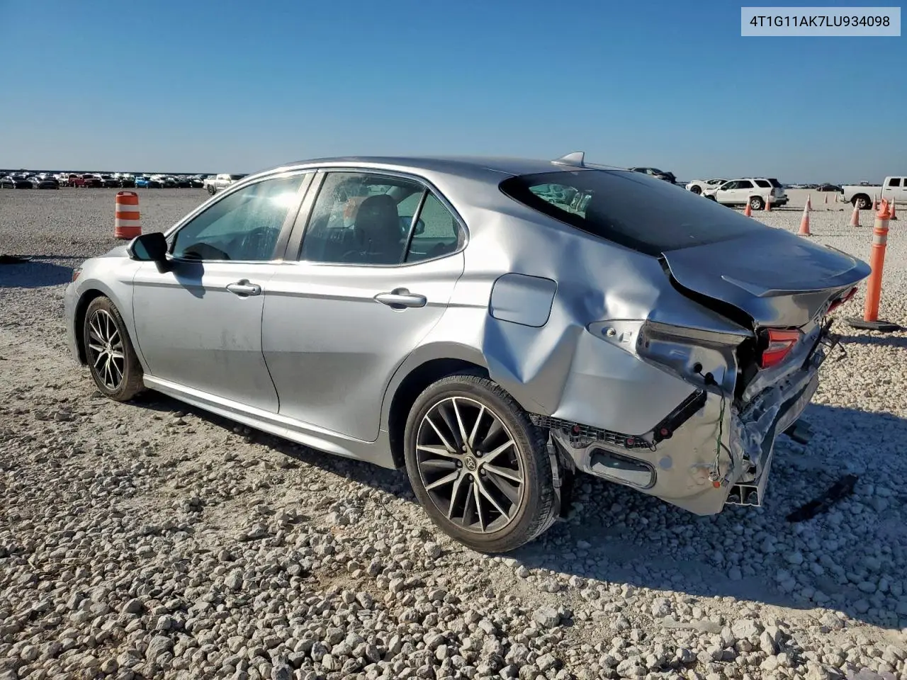4T1G11AK7LU934098 2020 Toyota Camry Se
