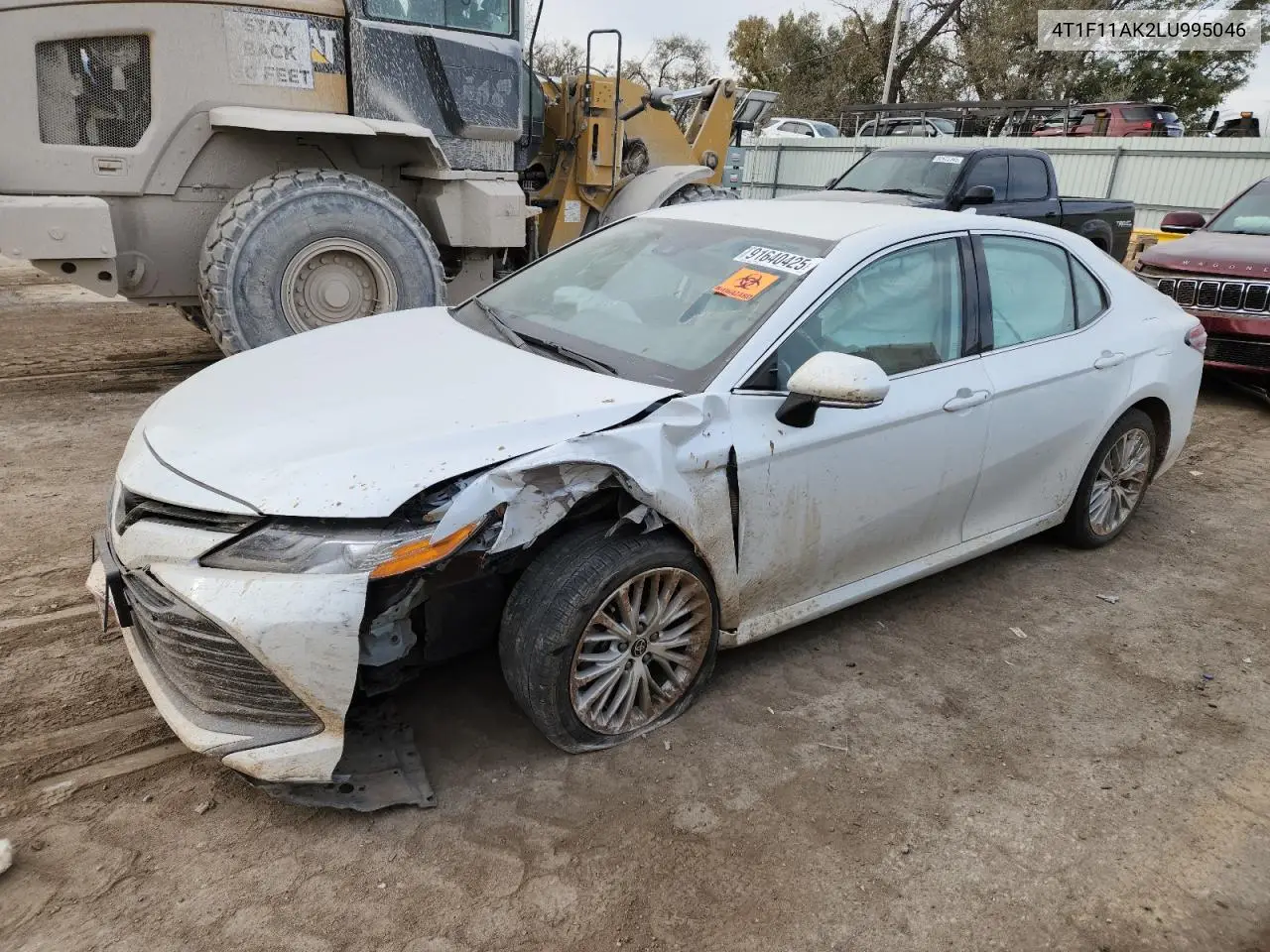 4T1F11AK2LU995046 2020 Toyota Camry Xle
