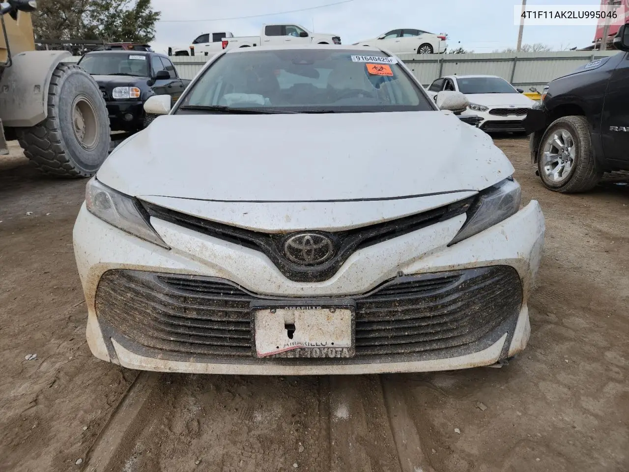 4T1F11AK2LU995046 2020 Toyota Camry Xle