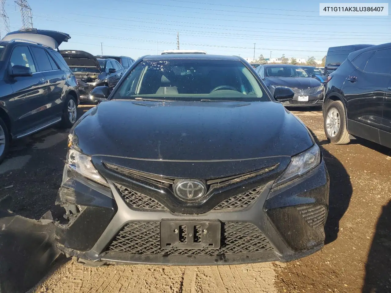 4T1G11AK3LU386407 2020 Toyota Camry Se