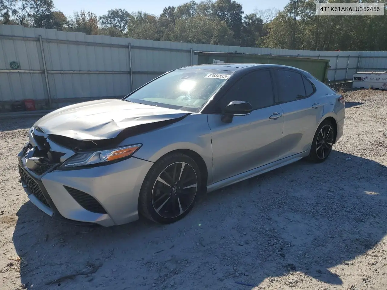 4T1K61AK6LU352456 2020 Toyota Camry Xse