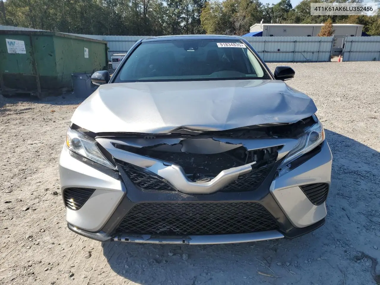 4T1K61AK6LU352456 2020 Toyota Camry Xse