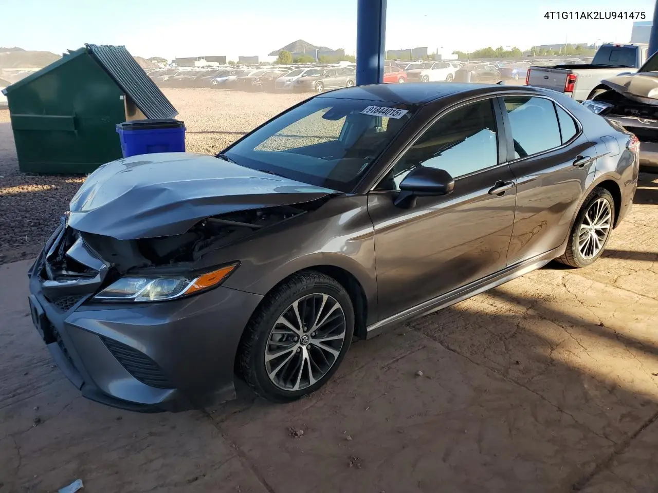 4T1G11AK2LU941475 2020 Toyota Camry Se