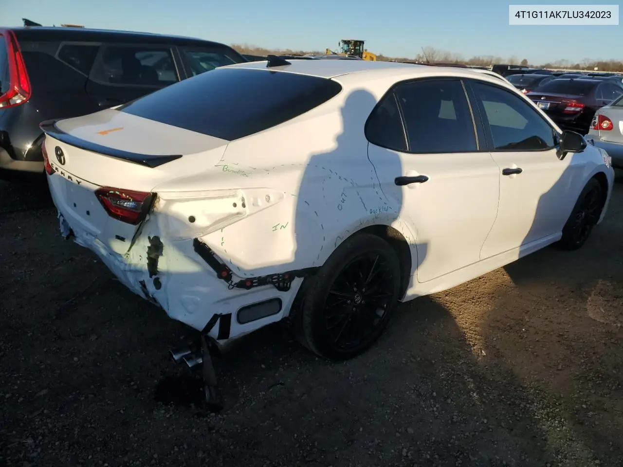 4T1G11AK7LU342023 2020 Toyota Camry Se