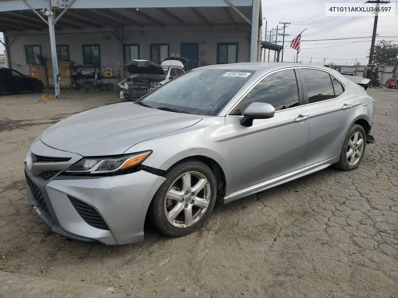 4T1G11AKXLU346597 2020 Toyota Camry Se