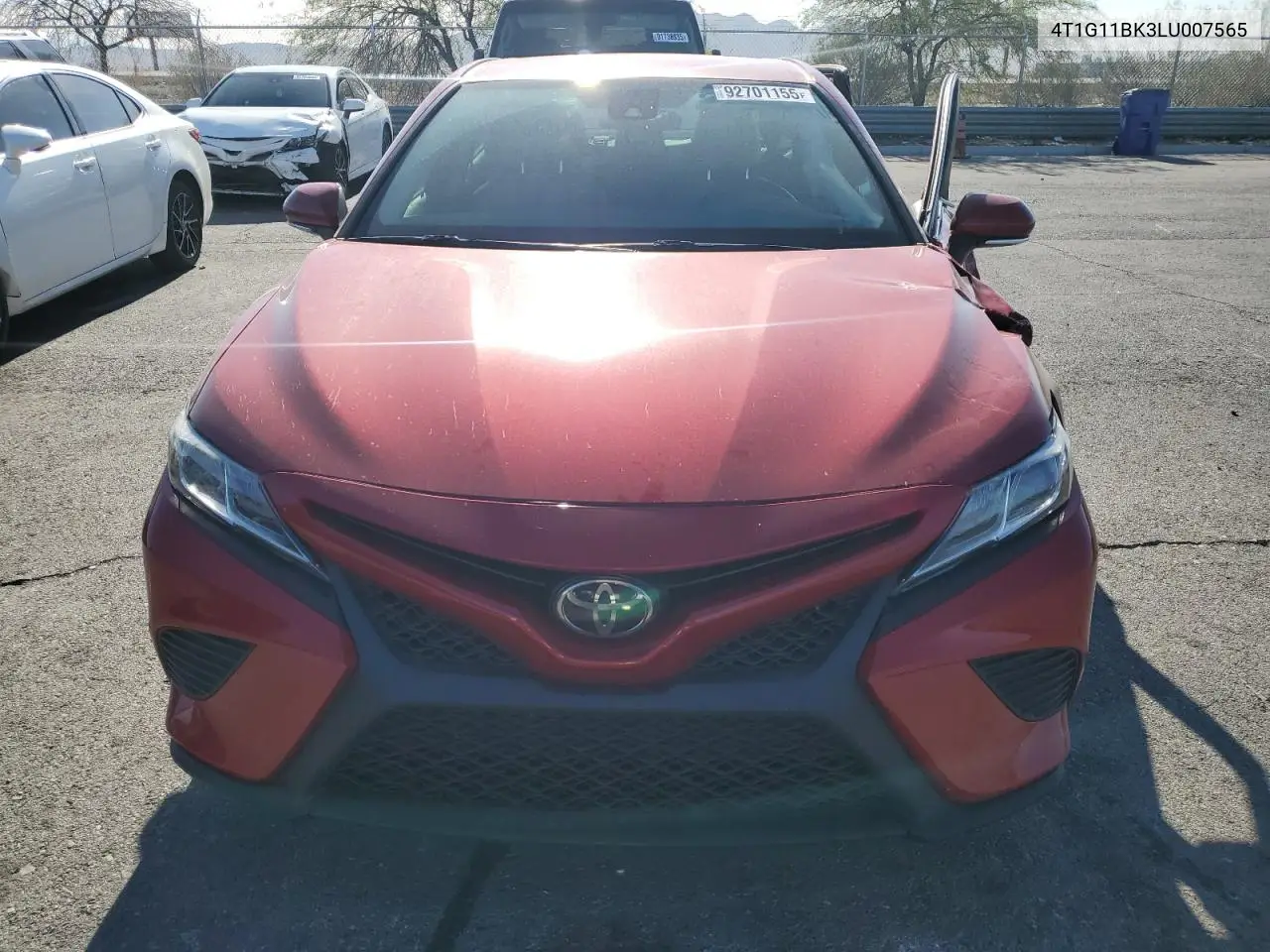 4T1G11BK3LU007565 2020 Toyota Camry Se