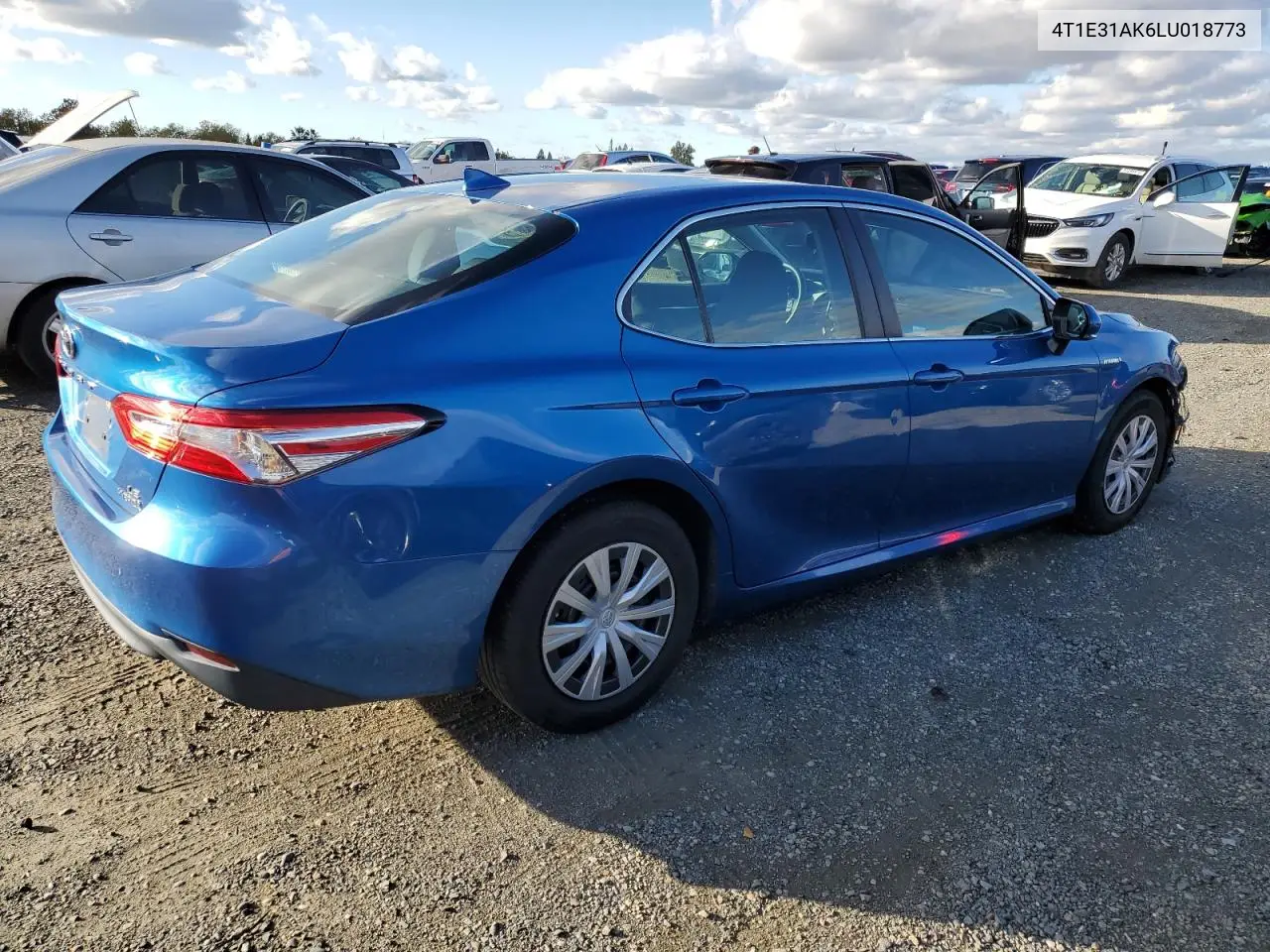 4T1E31AK6LU018773 2020 Toyota Camry Le