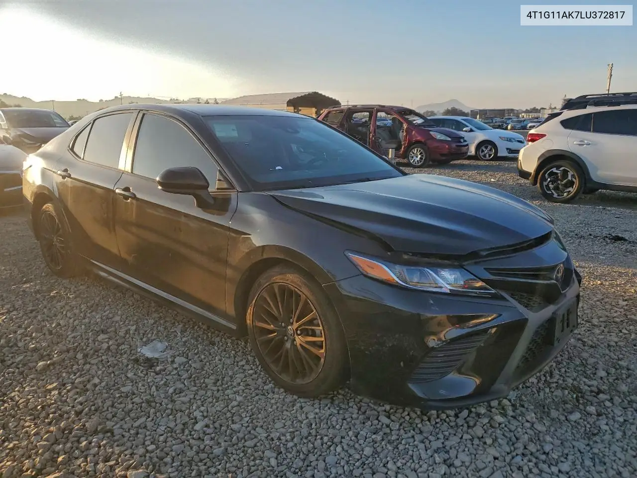 4T1G11AK7LU372817 2020 Toyota Camry Se