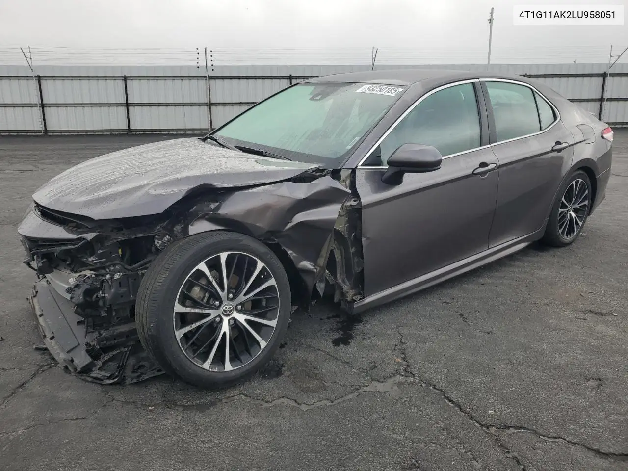4T1G11AK2LU958051 2020 Toyota Camry Se