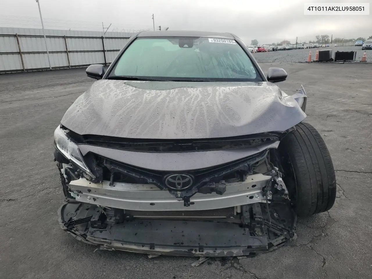 4T1G11AK2LU958051 2020 Toyota Camry Se