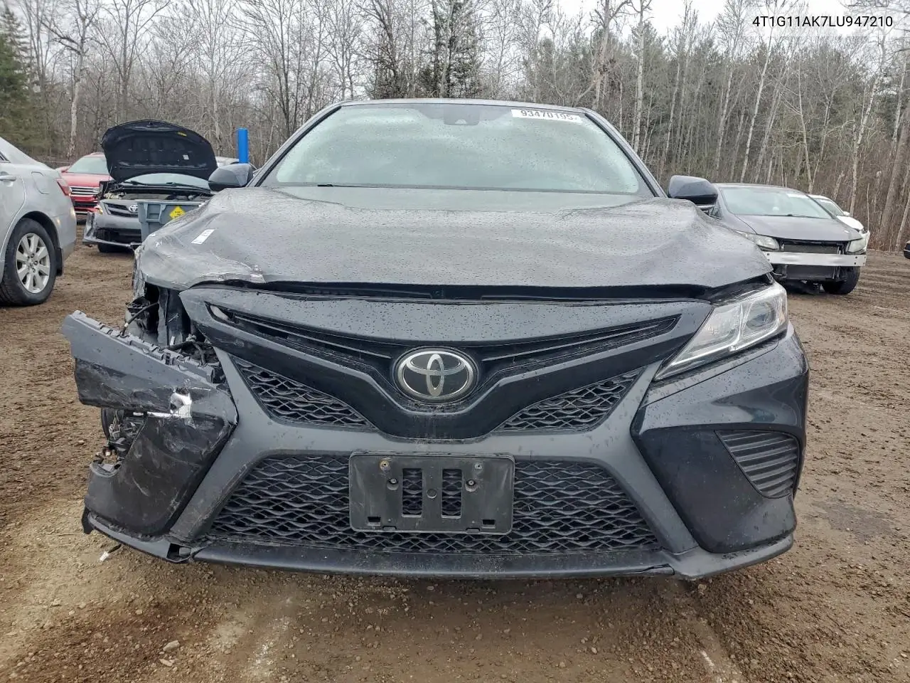 4T1G11AK7LU947210 2020 Toyota Camry Se