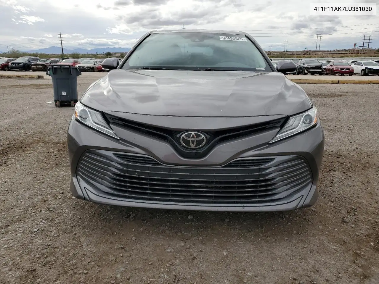 4T1F11AK7LU381030 2020 Toyota Camry Xle