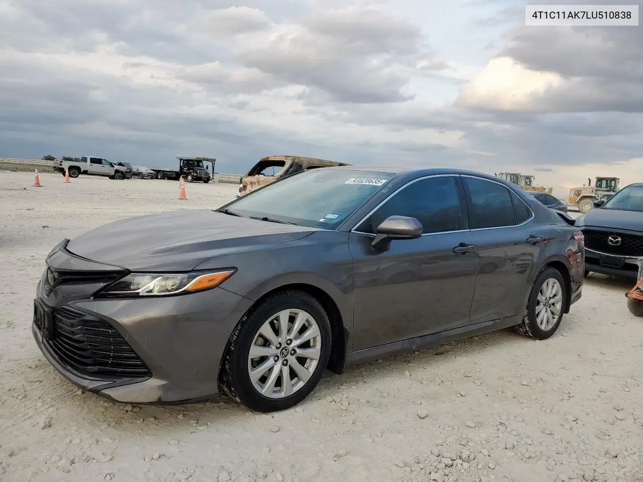 4T1C11AK7LU510838 2020 Toyota Camry Le