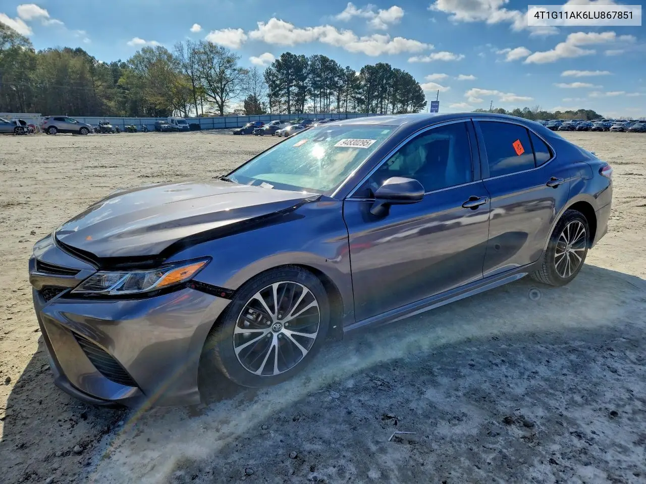 4T1G11AK6LU867851 2020 Toyota Camry Se