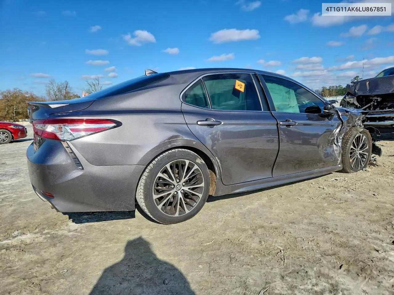 4T1G11AK6LU867851 2020 Toyota Camry Se