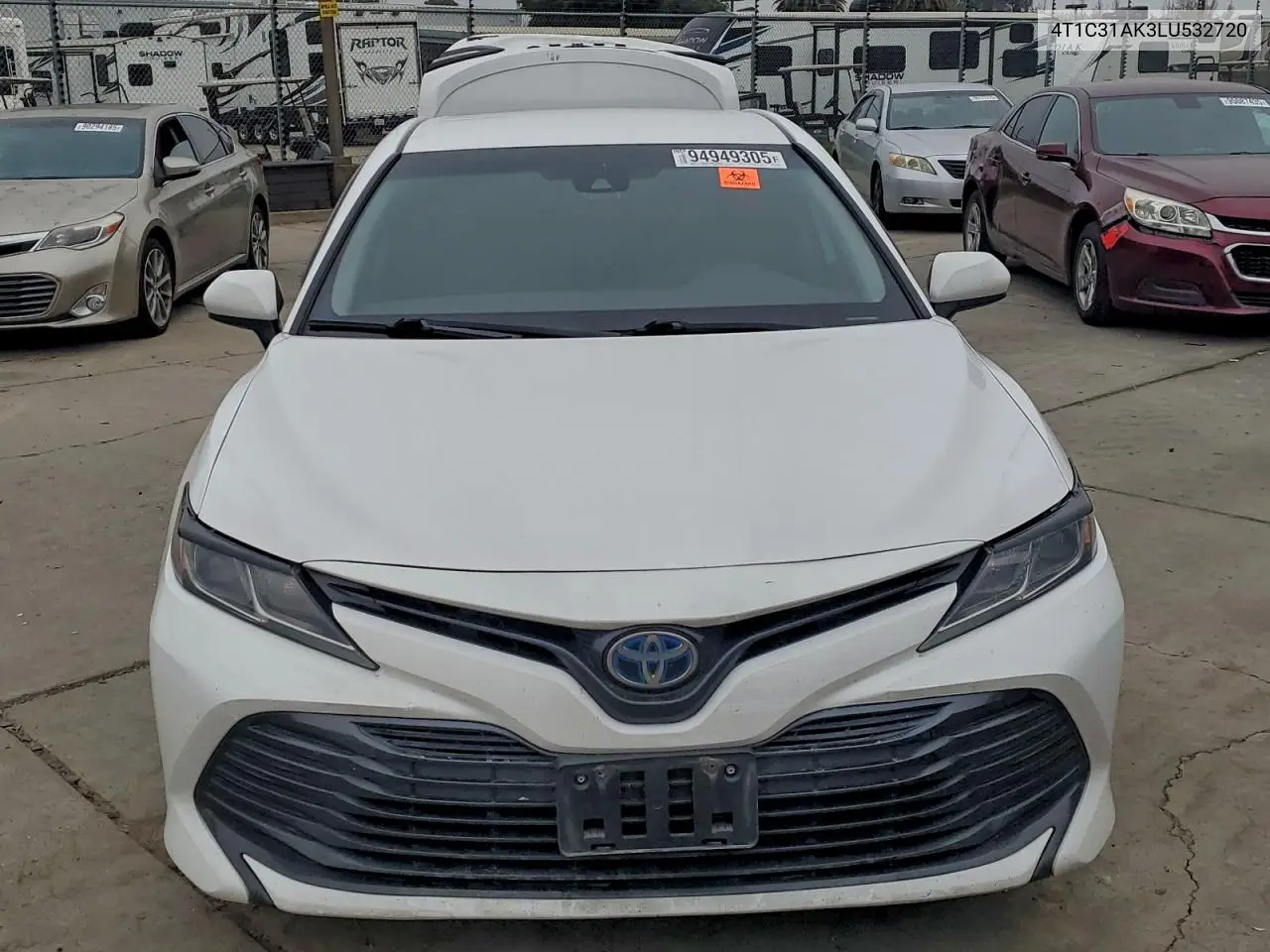 4T1C31AK3LU532720 2020 Toyota Camry Le
