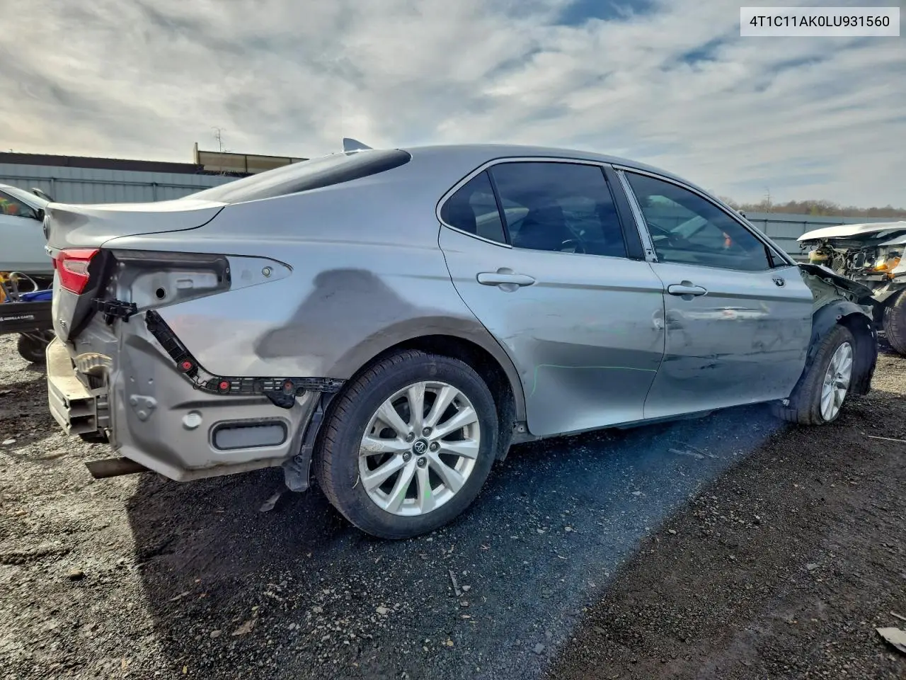 4T1C11AK0LU931560 2020 Toyota Camry Le