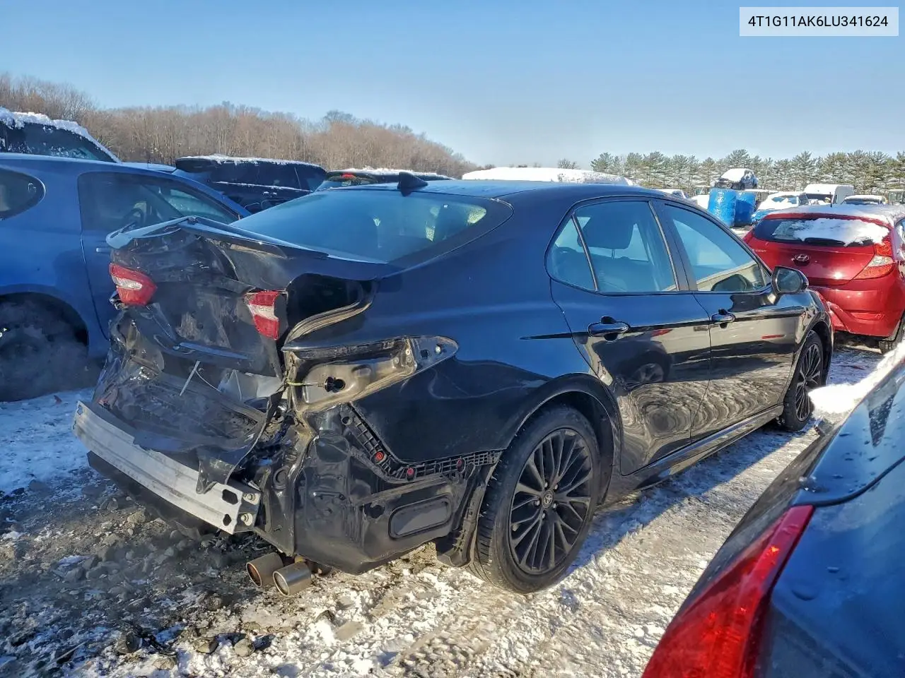 4T1G11AK6LU341624 2020 Toyota Camry Se
