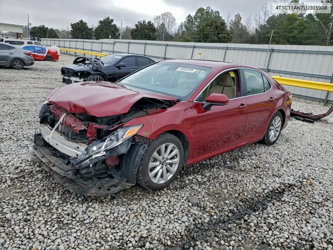 4T1C11AK7LU305908 2020 Toyota Camry Le