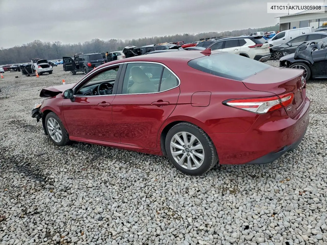 4T1C11AK7LU305908 2020 Toyota Camry Le