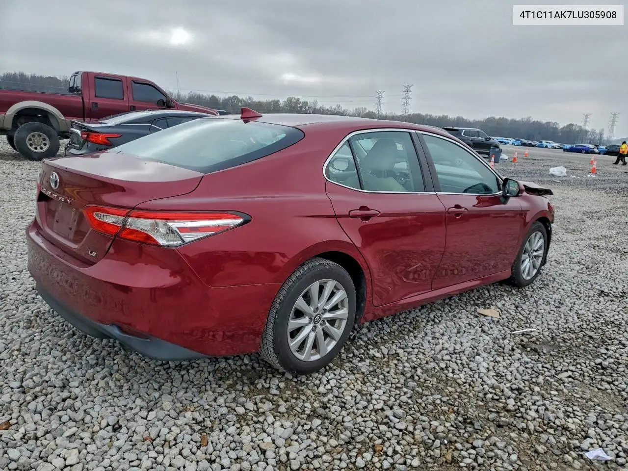4T1C11AK7LU305908 2020 Toyota Camry Le