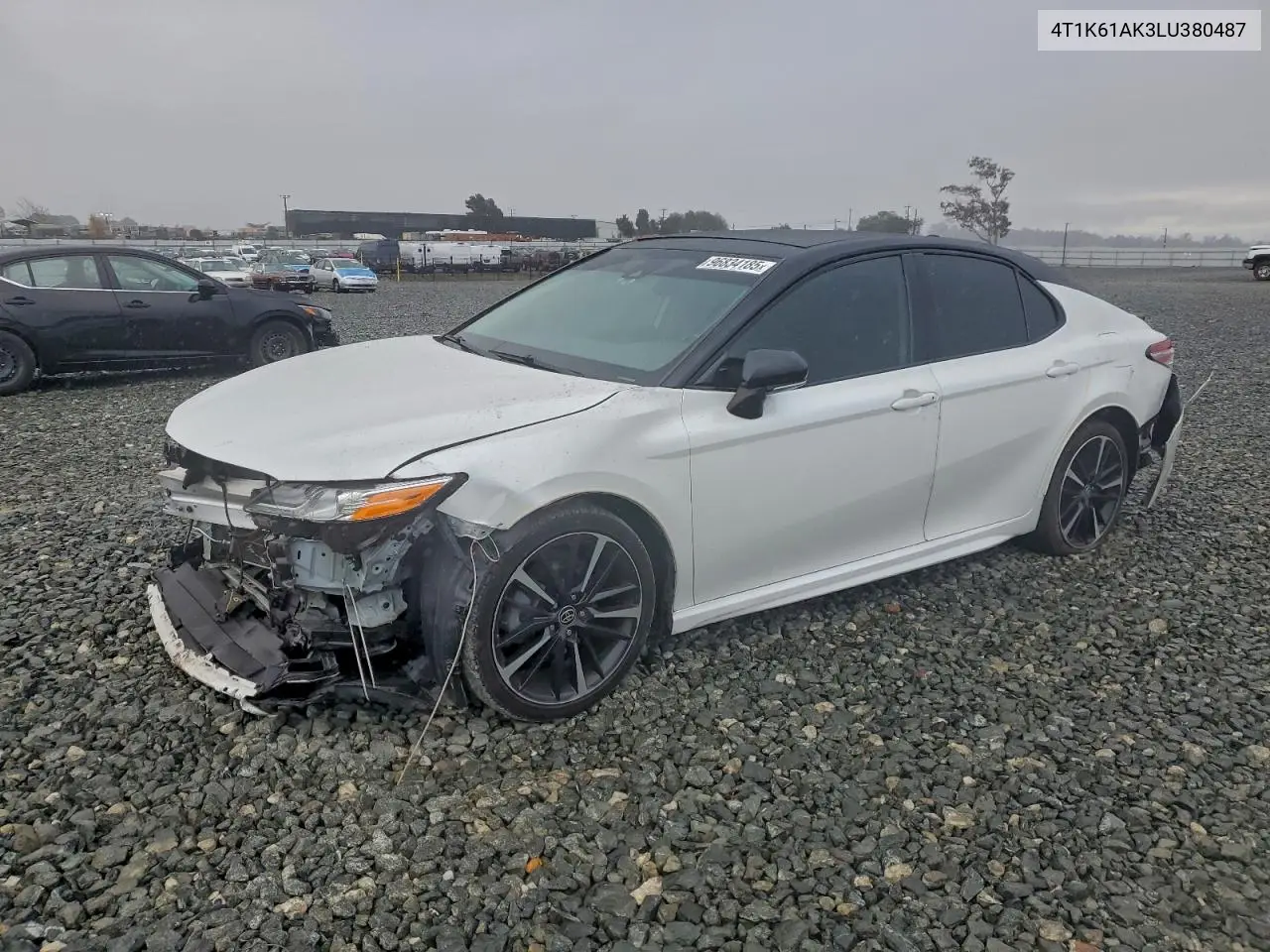 4T1K61AK3LU380487 2020 Toyota Camry Xse