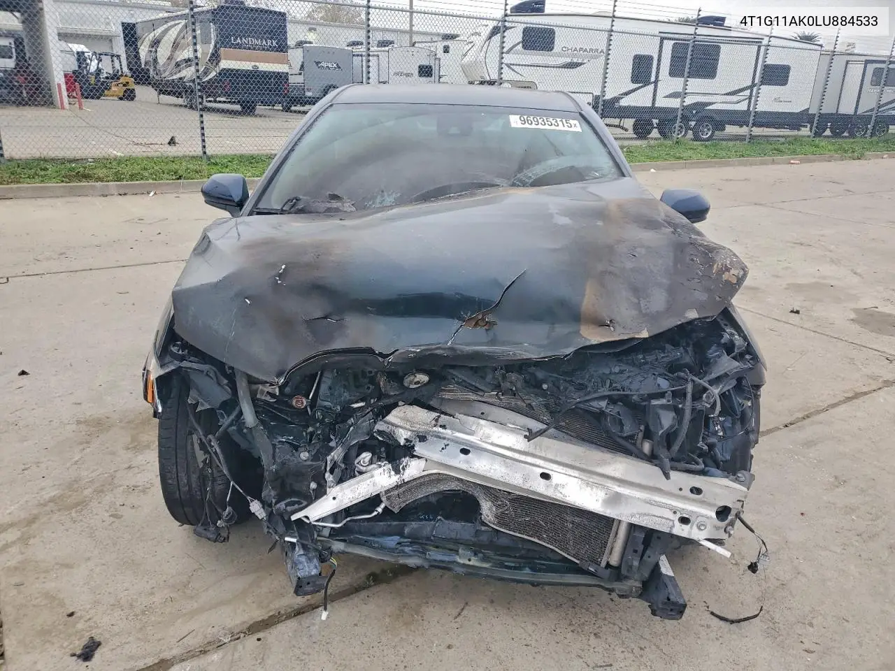 4T1G11AK0LU884533 2020 Toyota Camry Se