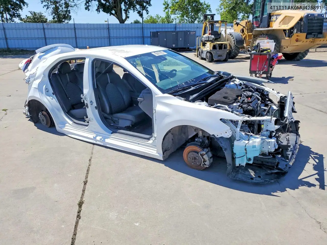 4T1T11AK0MU425891 2021 Toyota Camry Se