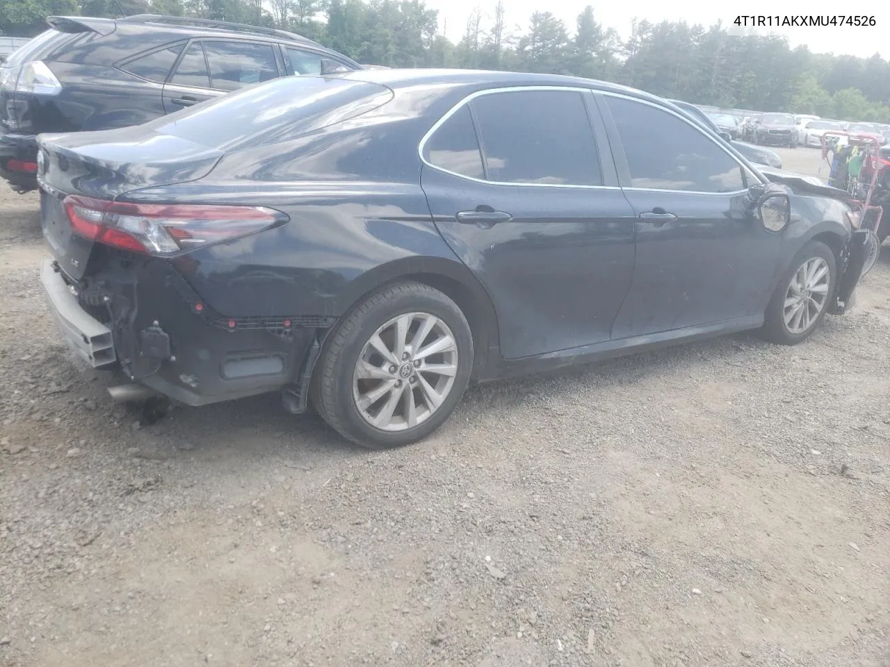 2021 Toyota Camry Le VIN: 4T1R11AKXMU474526 Lot: 57374634