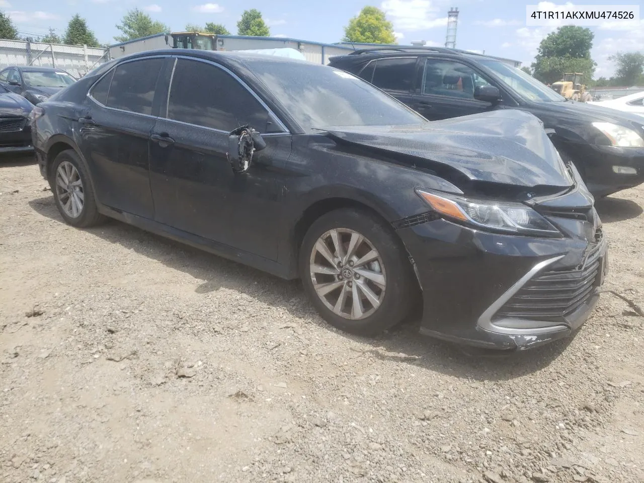 2021 Toyota Camry Le VIN: 4T1R11AKXMU474526 Lot: 57374634